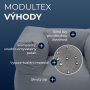 Textilní modulová sestava MODULTEX pro 2 osoby (šedá)