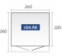 Zahradní domek BIOHORT Avantgarde A6 260 × 220 cm (stříbrná metalíza)